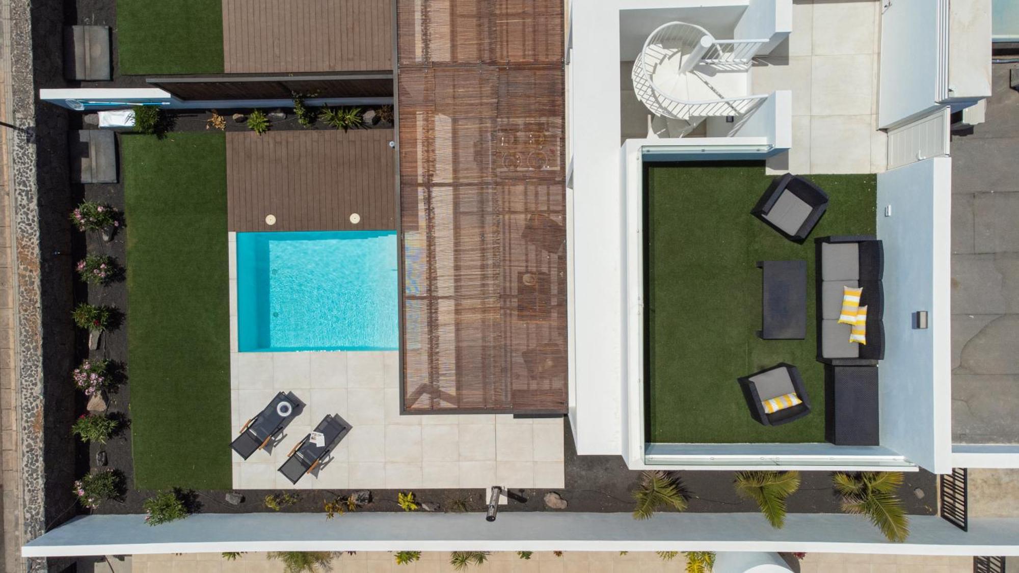 Serena Villa 38 - Heated Pool, Sea Views, Ac, High Speed Internet Playa Blanca  Exterior photo
